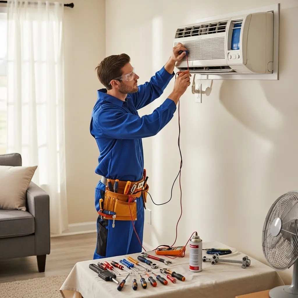 Bayrampaşa İndesit İndesit klima gaz dolumu ve bakım – Enerji verimliliği artırıldı. - Teknik servis örneği